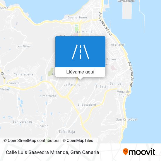 Mapa Calle Luis Saavedra Miranda