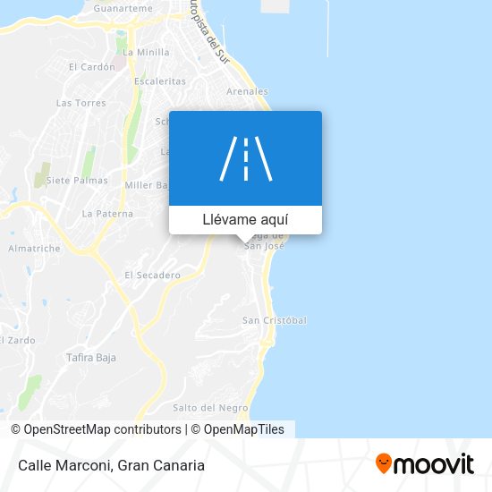Mapa Calle Marconi