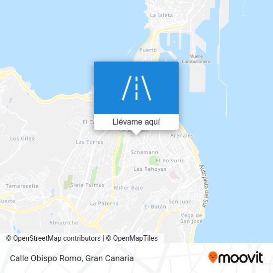 Mapa Calle Obispo Romo