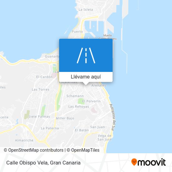 Mapa Calle Obispo Vela