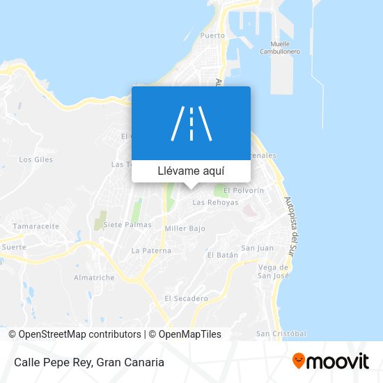 Mapa Calle Pepe Rey