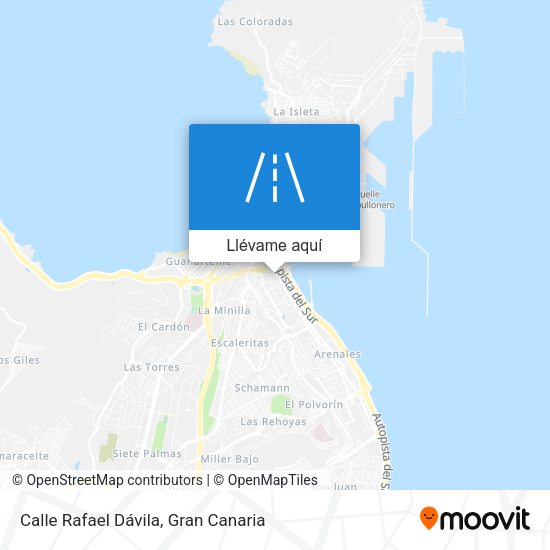 Mapa Calle Rafael Dávila