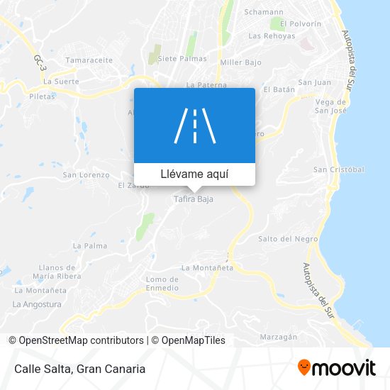 Mapa Calle Salta