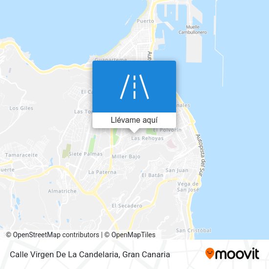 Mapa Calle Virgen De La Candelaria