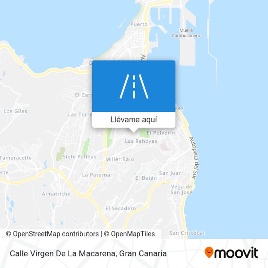 Mapa Calle Virgen De La Macarena