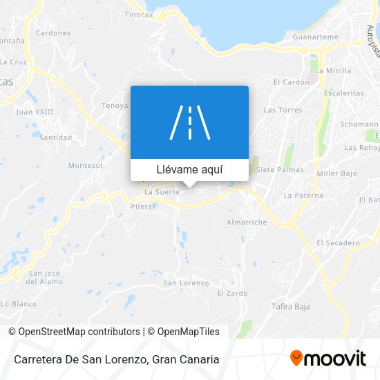 Mapa Carretera De San Lorenzo