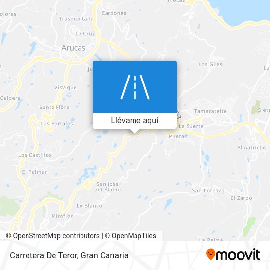 Mapa Carretera De Teror