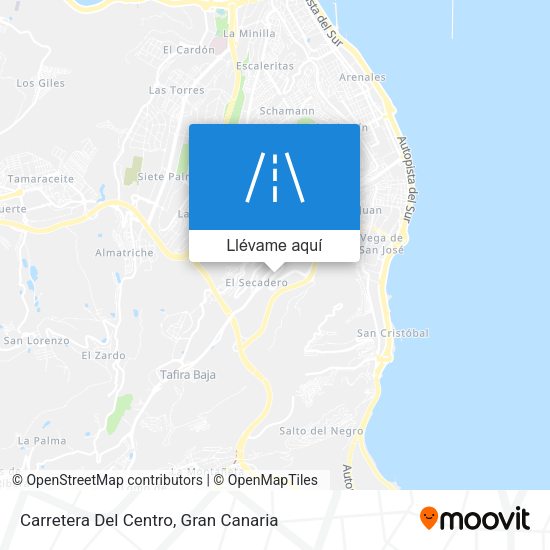 Mapa Carretera Del Centro