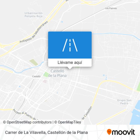 Mapa Carrer de La Vilavella