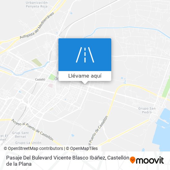 Mapa Pasaje Del Bulevard Vicente Blasco Ibáñez