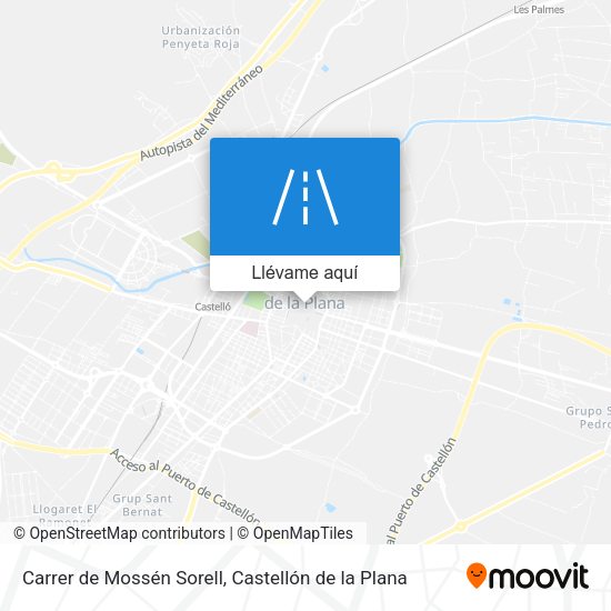 Mapa Carrer de Mossén Sorell