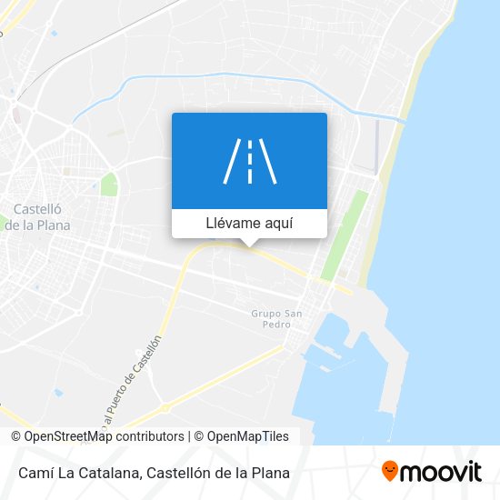 Mapa Camí La Catalana