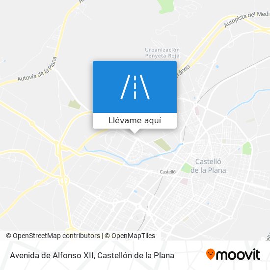 Mapa Avenida de Alfonso XII