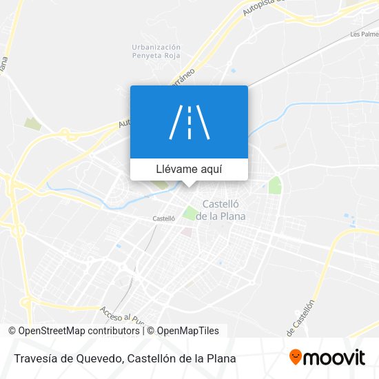 Mapa Travesía de Quevedo