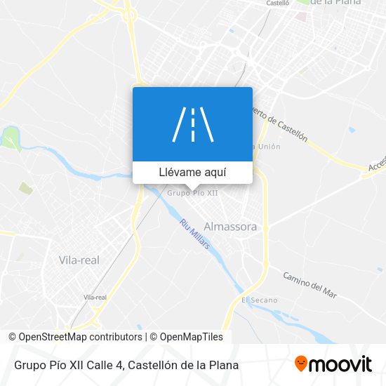 Mapa Grupo Pío XII Calle 4