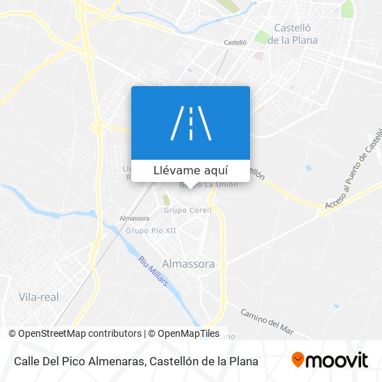 Mapa Calle Del Pico Almenaras