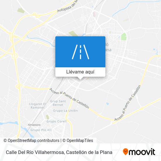 Mapa Calle Del Río Villahermosa