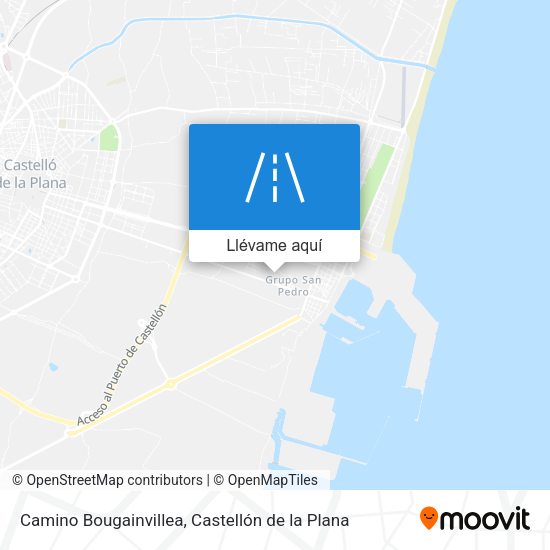 Mapa Camino Bougainvillea