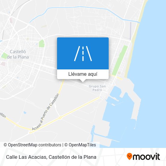 Mapa Calle Las Acacias
