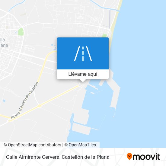 Mapa Calle Almirante Cervera