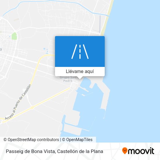 Mapa Passeig de Bona Vista