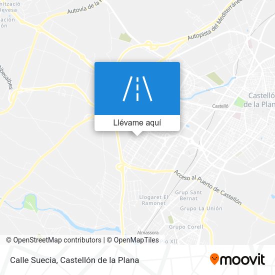Mapa Calle Suecia