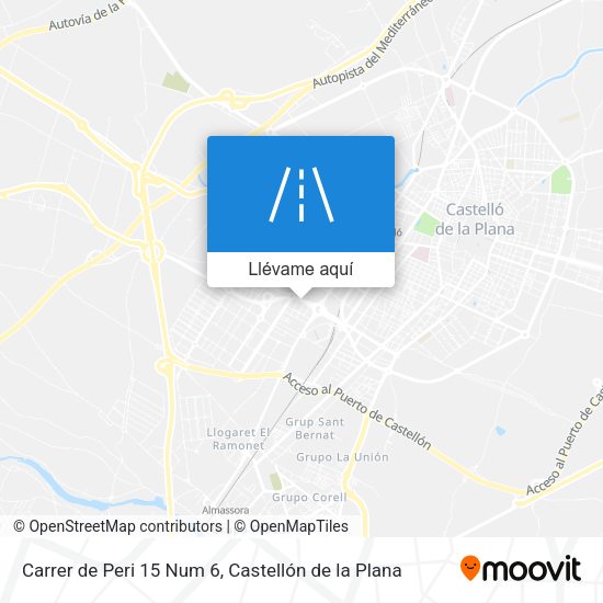 Mapa Carrer de Peri 15 Num 6