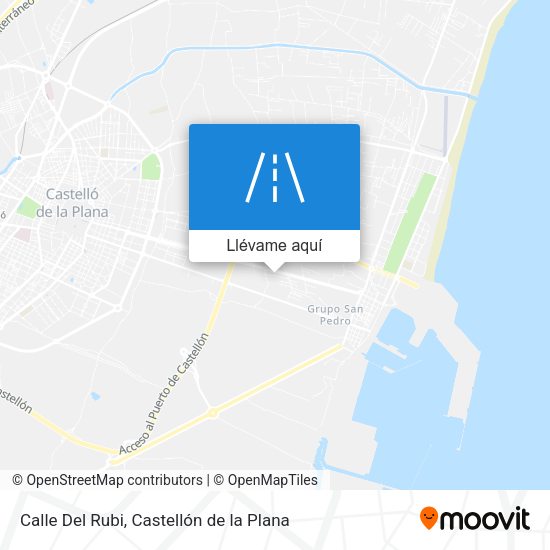 Mapa Calle Del Rubi