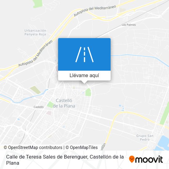 Mapa Calle de Teresa Sales de Berenguer
