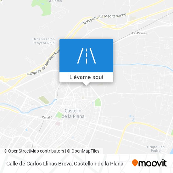 Mapa Calle de Carlos Llinas Breva