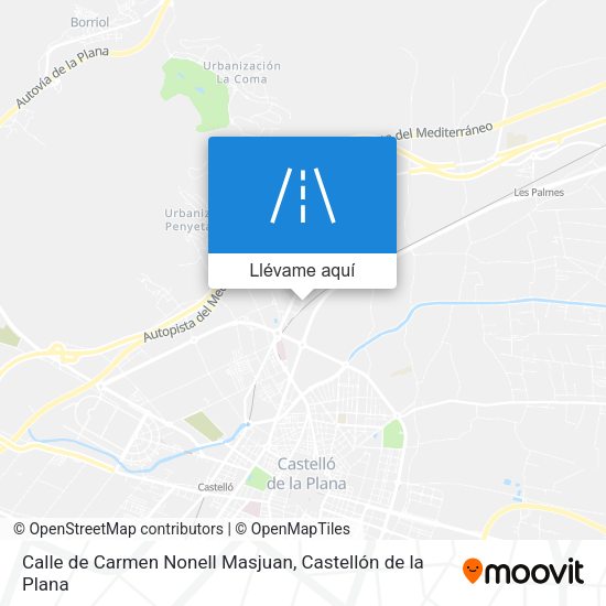 Mapa Calle de Carmen Nonell Masjuan