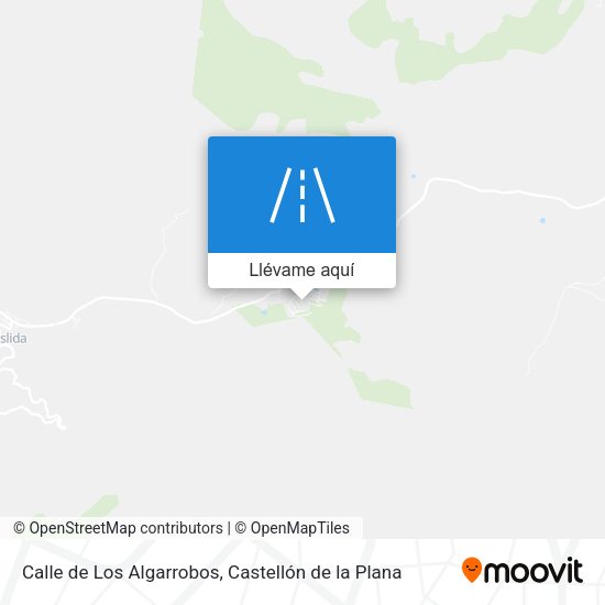 Mapa Calle de Los Algarrobos