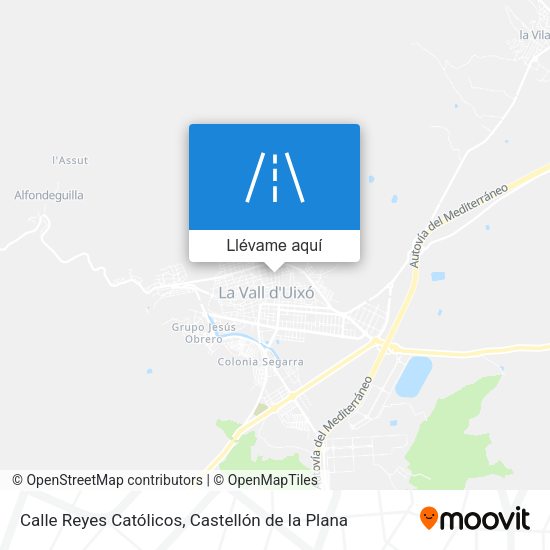Mapa Calle Reyes Católicos