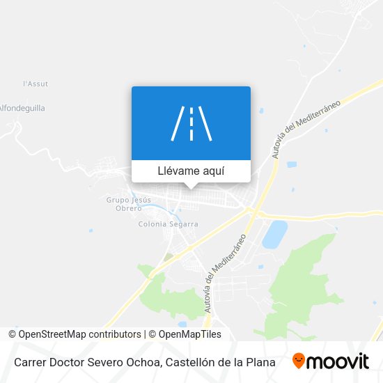 Mapa Carrer Doctor Severo Ochoa
