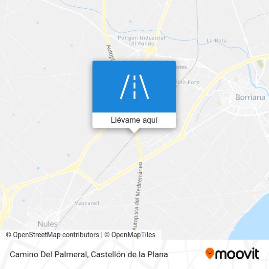Mapa Camino Del Palmeral