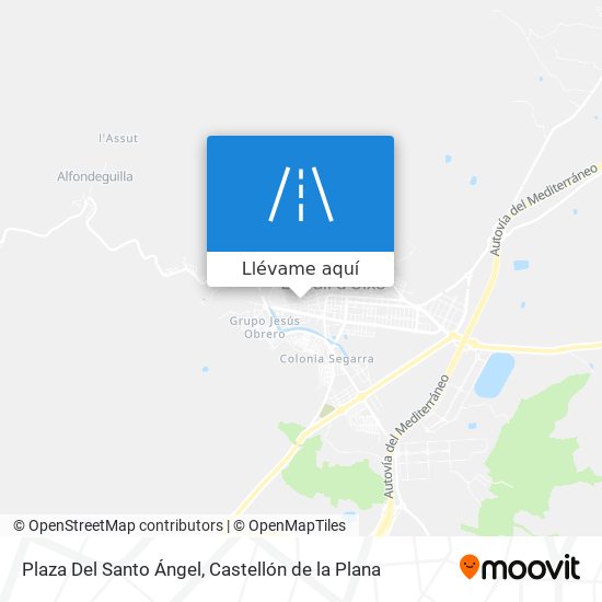 Mapa Plaza Del Santo Ángel