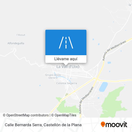 Mapa Calle Bernarda Serra