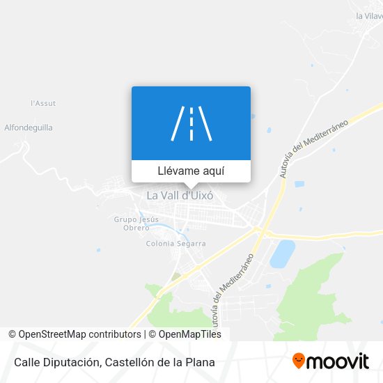 Mapa Calle Diputación