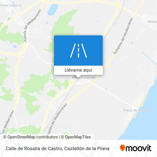 Mapa Calle de Rosalía de Castro