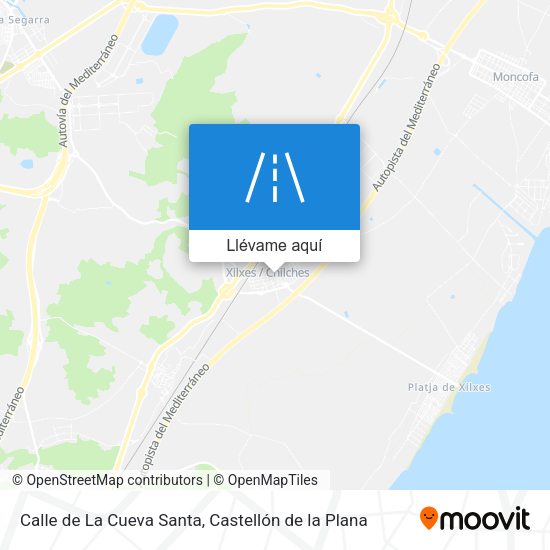Mapa Calle de La Cueva Santa
