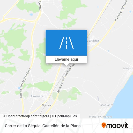 Mapa Carrer de La Séquia