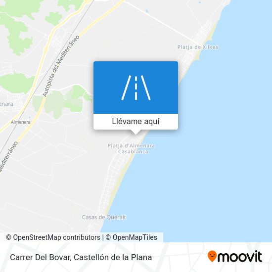 Mapa Carrer Del Bovar