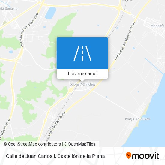 Mapa Calle de Juan Carlos I