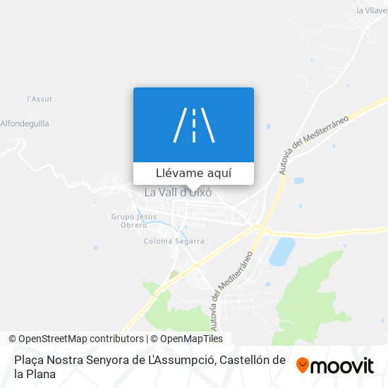 Mapa Plaça Nostra Senyora de L'Assumpció