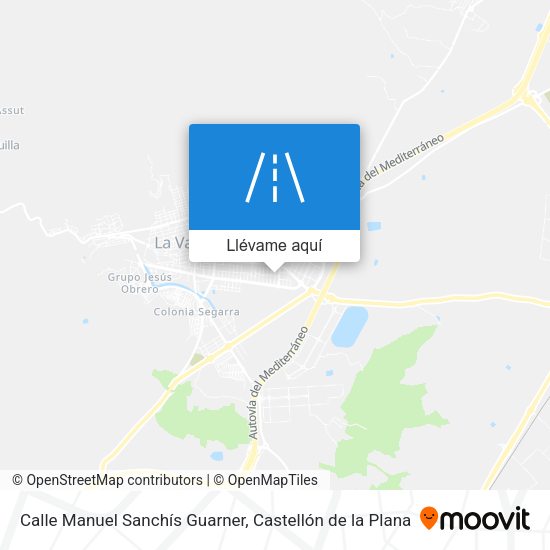 Mapa Calle Manuel Sanchís Guarner