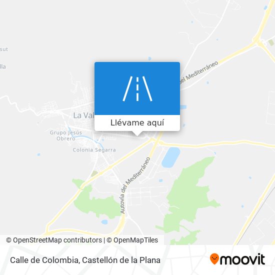 Mapa Calle de Colombia