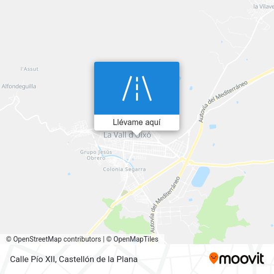 Mapa Calle Pío XII