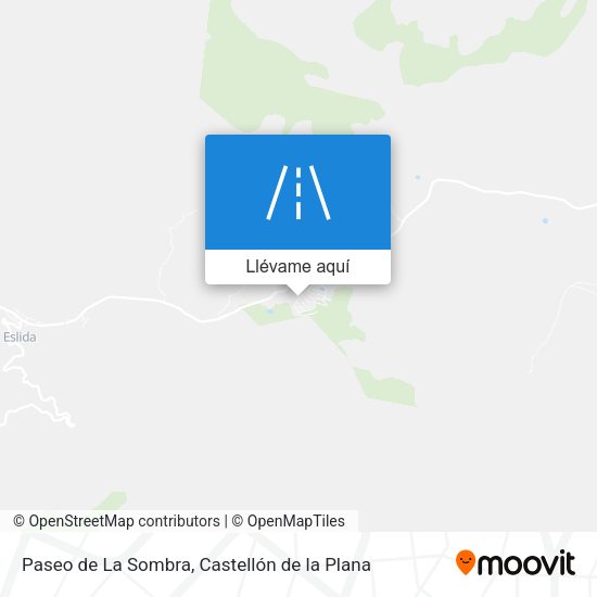 Mapa Paseo de La Sombra