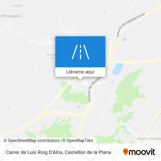 Mapa Carrer de Luis Roig D'Alós