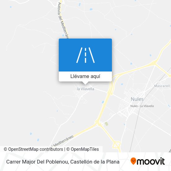 Mapa Carrer Major Del Poblenou